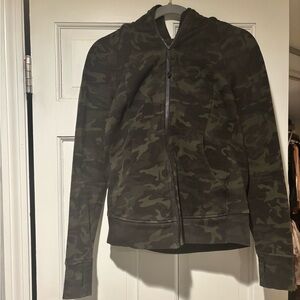 Lululemon Camo Scuba Zip Up